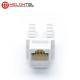 PC Cat5e RJ45 Female Connector Dual IDC 8 Pin  MT 5102 With Cover