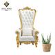 OEM ODM King Sofa Chair Wood PU Leather Fabric King Throne Chair