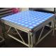 Colorful Aluminum Stage Platform , Movable LED Dancing Floor 4 * 4 Ft Size