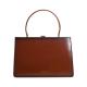 Leather Bag Hand Carry Large Female Bag Clip Ladies Tote Handbag