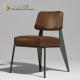 Arm Italian Leather Dining Chairs Modern Dining Room Chair 83cm Height