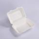 White Sustainable Disposable Lunch Box Take Away Boxes For Food Clamshells 600ml