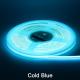 3MM Width Super Narrow COB LED Strip 400Leds/m Ice Blue 5m Longer Lifespan Custom Illumination