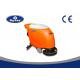 550W Suction Motor Hand Held Floor Scrubber Machine Linetex Rubble Blade