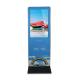 High Definition Floor Standing LCD Advertising Display Web Based