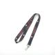 580mm/1180mm Length Single Personalised Lanyards Black Color With Hook
