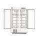 2-8 Degrees Double Glass Door Pharmacy Vaccine Storage Freezers Medical Grade Refrigerator