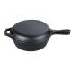 3.2Quart Cast Iron Skillet Pan Casserole 2 in 1 For Camping And Outdoor Cooking