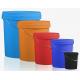 Round Plastics Buckets With Lids 2-3mm For Storaging