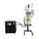 50 Liter Ptfe Chemical Double Jacketed Glass Reactor Crystallization Lab Lifting