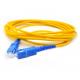 SC / UPC LC/UPC PVC LSZH G657A Duplex Fiber Optic Patch Cord 2.0mm 3.0mm