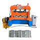 PLC Control System Heavy Duty Cold Roll Forming Machine For Mexico Decking Steel Plate