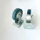 Zinc Plated  Industrial Strength Heavy Duty Caster Wheels With 500 Lbs Load Capacity