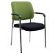 office stackable fabric visitor arm chair