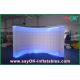 Party Photo Booth Durable Lighting Curved Inflatable Lighted Christmas Decoration Air Wall