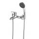 Single Lever  Bath Mixer Tap  for Wall Installation, Chrome