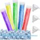 Disposable Ice Mold Bags Mold Bags Homemade Ice Lolly Bags Funnels Freeze Snacks Freezer Tubes For Healthy Snacks