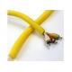 Non Toxic PET Side Opening Self Closing Cable Wrap , Split Braided Wire Loom