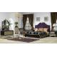 OEM ODM ISO14001 Luxury Style Classic Wooden Bedroom Set 4 Piece Customized