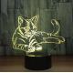 Cute Cat 7 Colors Change 3D LED Night Light with Remote Control Ideal For Birthday Gifts And Party Decoration