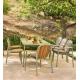 Pastoral Teak Outdoor Dining Sets Table And Chairs For Coffee Time