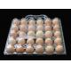 Disposable Clear Plastic 30 Eggs Cartons with Handle
