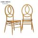Hotel Furniture High Quality Metal Gold Dining Stacking Phoenix Chairs For Event