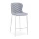65cm PU Leather Stainless Steel Counter Height Stools
