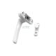 Seven Character White Flat Foot Casement Window Handle Door Window Solid Aluminum