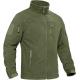 Double Zipper Military Fleece Tactical Jacket Breathable Sustainable