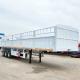 3 Axle Fence Semi Trailer Fence Cargo Trailer Livestock Animal Cattle Transport for Sale in Segenal