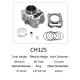 CH 125 Honda 125cc Water Cooled Cylinder Kit For Motorcycle Engine Parts