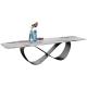 Modern Room Table Furniture Rectangle Marble Dining Table Long Dining Table 8 Chairs