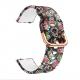 20mm / 22mm Multiple Printed Silicone Watch Strap Portable Replacement For Raw Ears