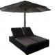 Outdoor swimming pool furniture spa beach lounge chair with side table---YS2210