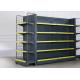 cold rolled steel 1600mm Double Sided Display Shelf Store Gondola Shelving