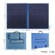 100W Folding Mono Solar Panel With Bracket Size 1275*545*5mm For Outdoor Travelling Light