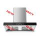 Sleek LED Wall Mounted T shaped Chimney Hood with Touch Control,model T-956C