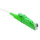 Green Boot G652D Terminate Fiber Lc Connector , SM 3.0 Plastic Fiber Optic Cable Connectors