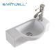 Bathroom China Above Counter basin Vessel Sink Round Ceramic Basin Wall Mounted Sink AB8316