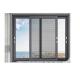 2.2mm Wall Thickness Aluminum Sliding Windows High Durability And Aluminum Frame