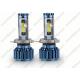 Purple / Blue Automotive LED Headlights 30W IP68 9006 LED Headlight Bulbs