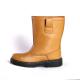 EU 36-47 Sizes Fabric Ankle Boots Danger Industry Split Cow Leather Safety Shoes