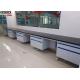Customized Color Steel Lab Furniture , Epoxy Resin Tops Lab Tables Work Benches
