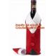 Felt Wine Bag As Clothes, Felt Wine Bag With String, Santa Pants Felt Wine Bag, suppling latest style Santa pants felt w