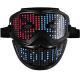 Party Festival Smart Bluetooth LED Face Mask Programmable App Controlled