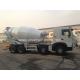 371hp 8×4 4 Axle Concrete Mixer Truck Color Optional With 16 Cbm Tanker