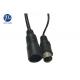 Waterproof S Video Male To Female Cable , Car Security Camera Extension Cable