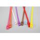8*350mm red blue yellow pink orange color plastic fastening band indoor playground cable ties children toy cable ties