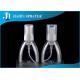 White Eco - Friendly Foam Pump Bottle / Slant Shoulder Glass Plastic Soap Pump Bottles